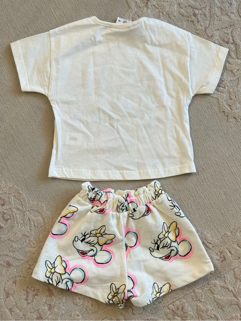 ZARA KIDS - Disney Minnie Mouse Short Sleeve Set